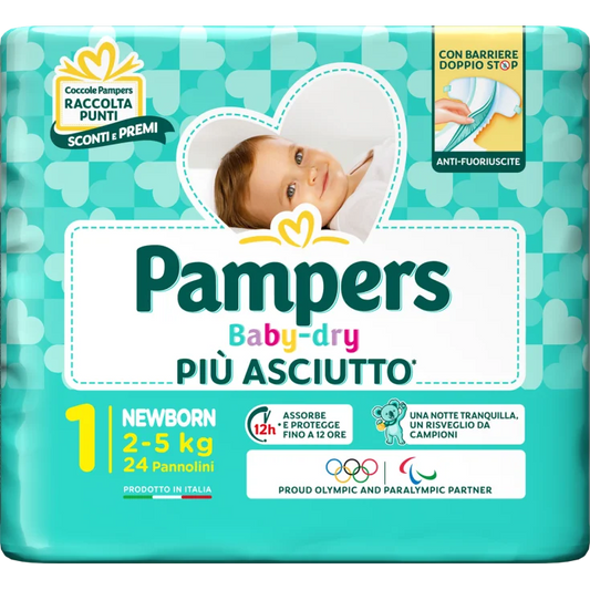 Pampers Baby-Dry Pannolini Taglia 1