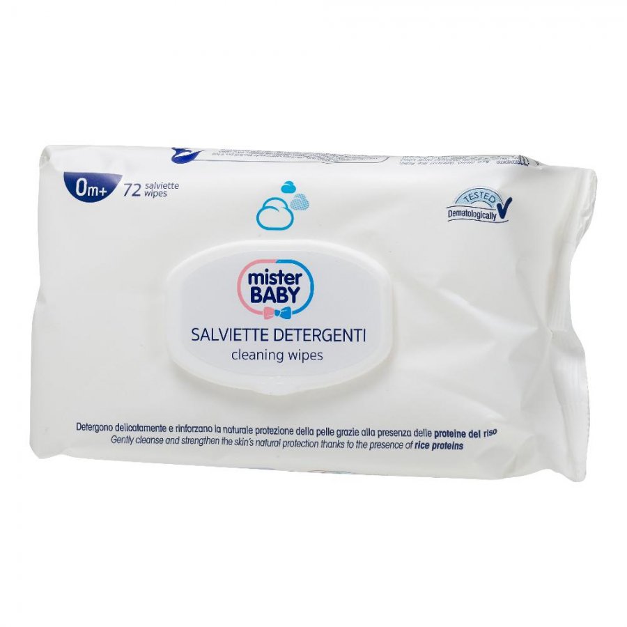 Mister baby Salviette Detergenti 72pz - Farmasanitaria DuDù