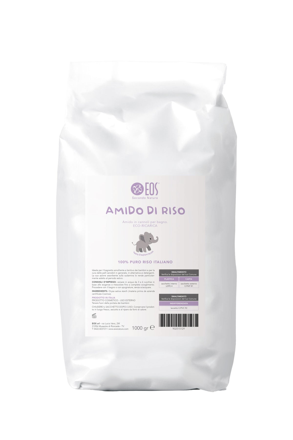 Eos Secondo Natura Amido di Riso eco-ricarica - Farmasanitaria DuDù