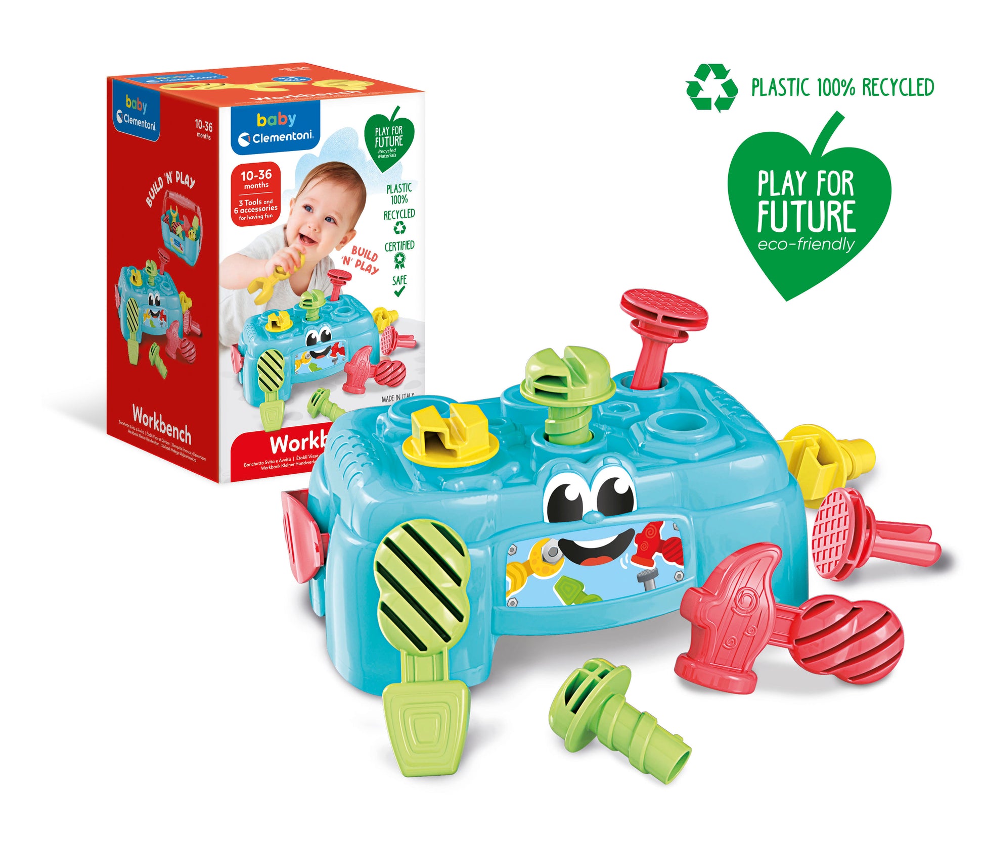 Baby Clementoni Workbench Banchetto Svita & Avvita - Farmasanitaria DuDù