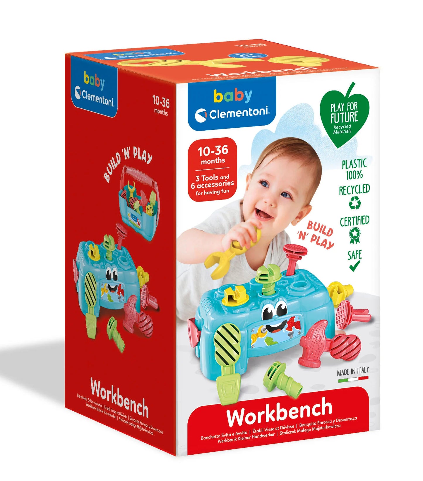 Baby Clementoni Workbench Banchetto Svita & Avvita - Farmasanitaria DuDù