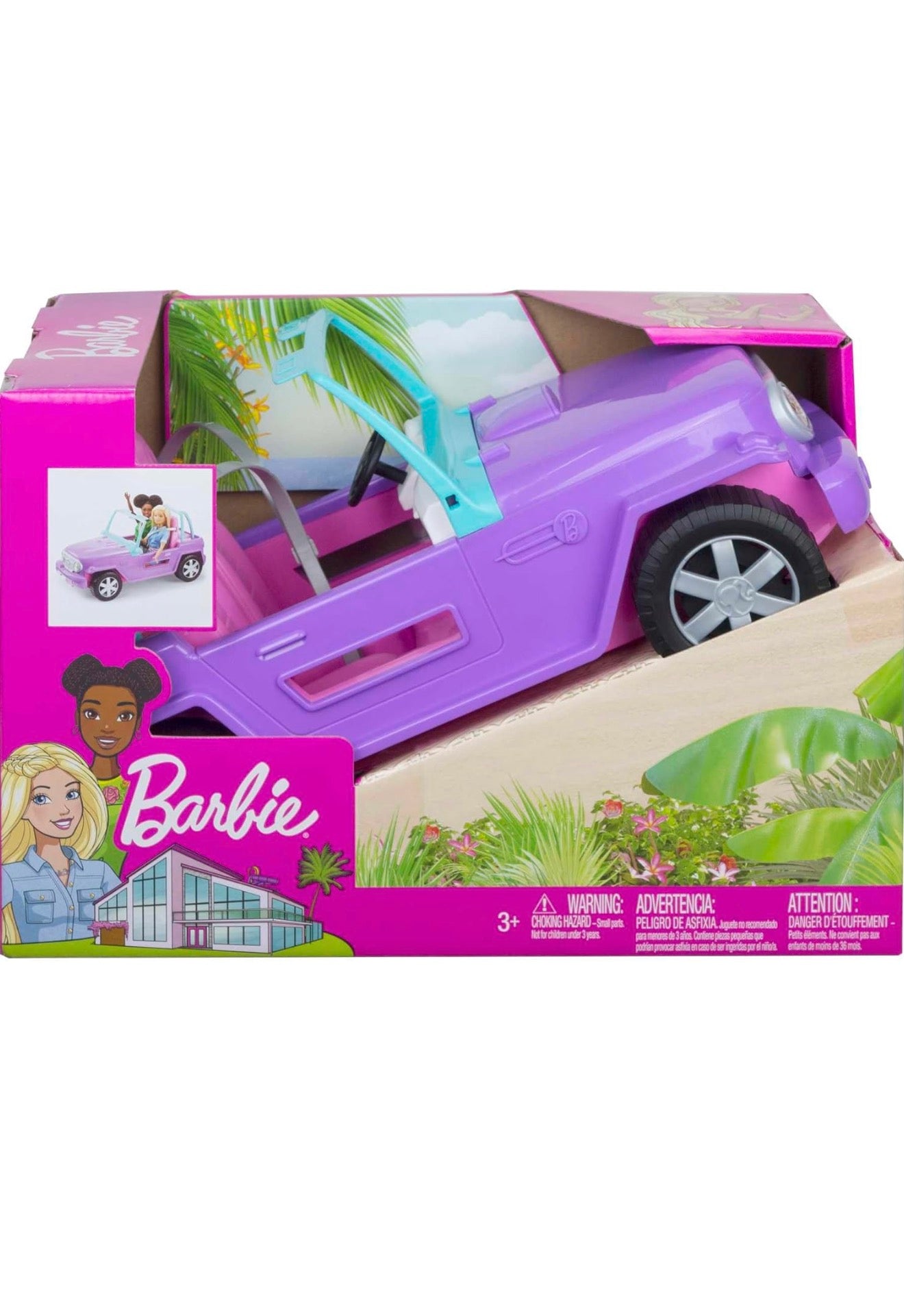 Barbie Veicolo Jeep Da Spiaggia - Farmasanitaria DuDù