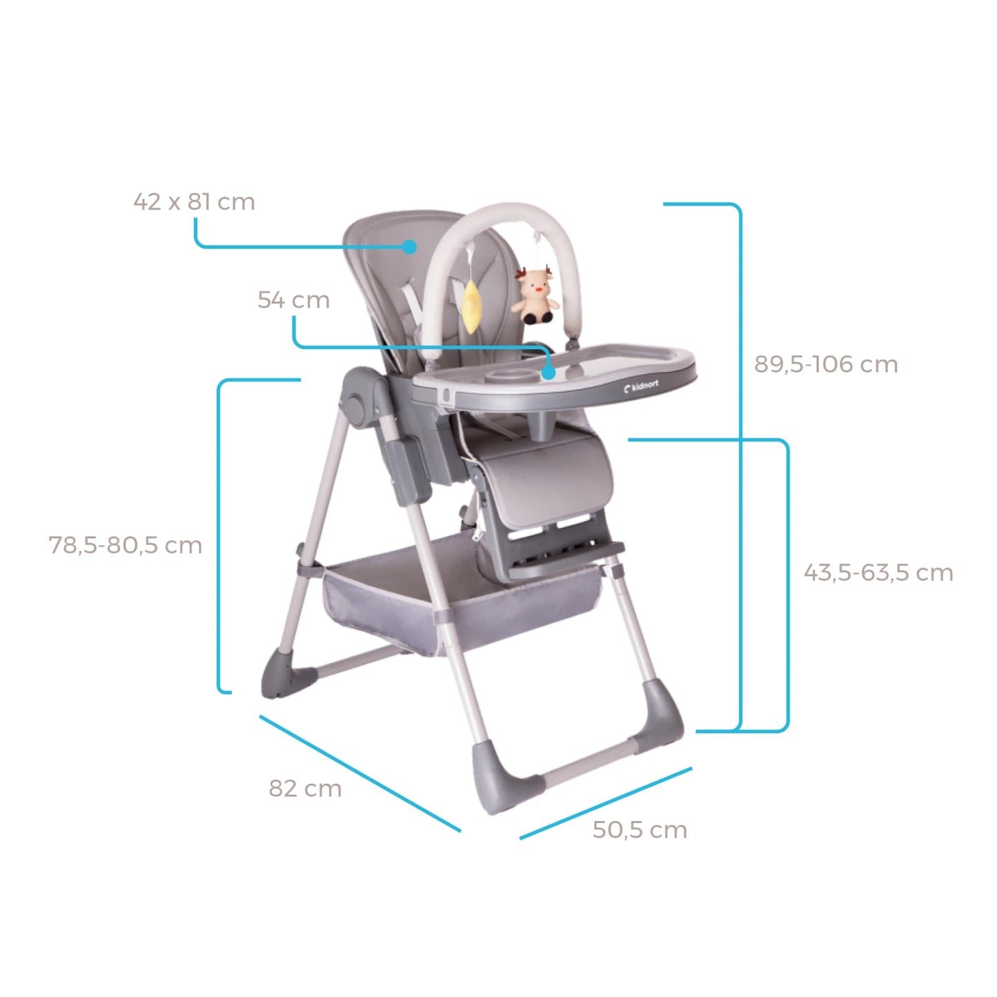 Seggiolone Kidnort Jordgubbe