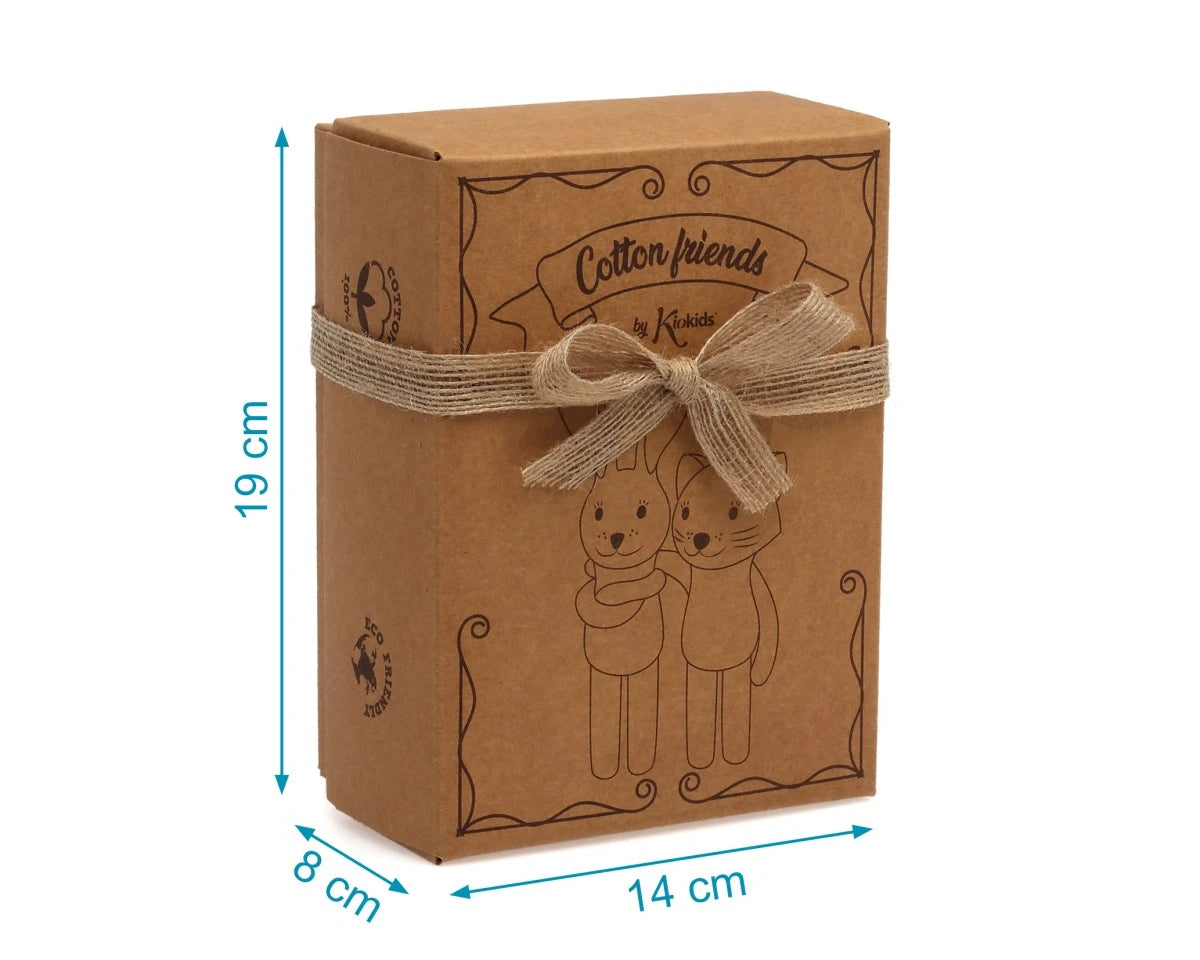 Kiokids massaggiagengive coniglietto legno e cotone - Farmasanitaria DuDù