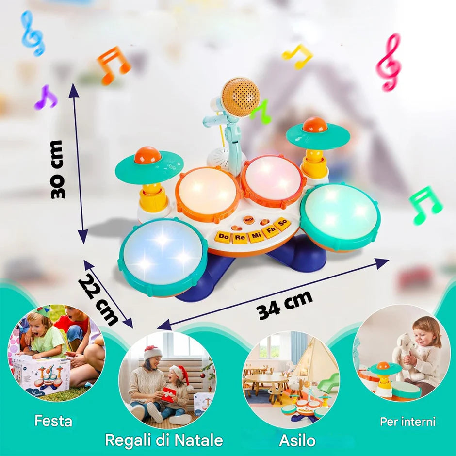 Educational Music Jazz Drum - Farmasanitaria DuDù