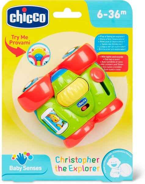 Chicco – Cristoforo Il Binocolo con Luci e Suoni – 6-36 Mesi