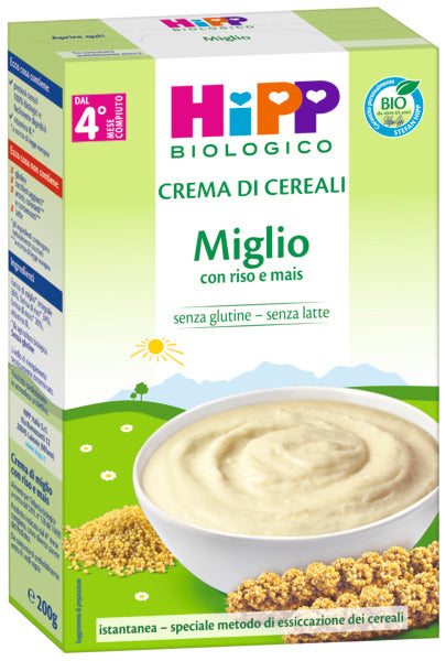 Hipp Crema di cereali Miglio 200gr - Farmasanitaria DuDù