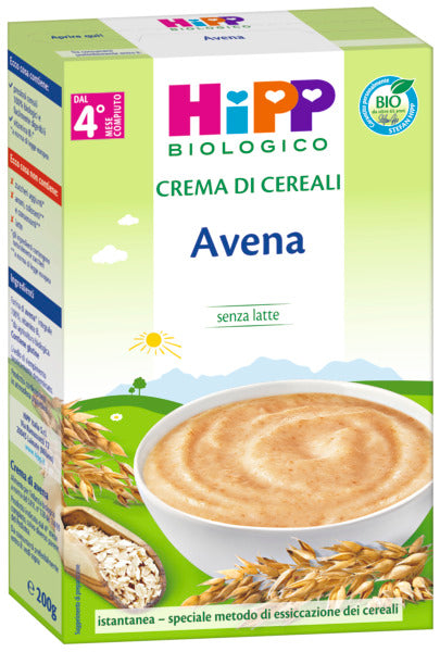 Hipp Crema di cereali Avena 200gr - Farmasanitaria DuDù