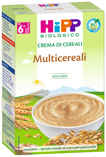 Hipp Crema di cereali Multicereali 200gr - Farmasanitaria DuDù
