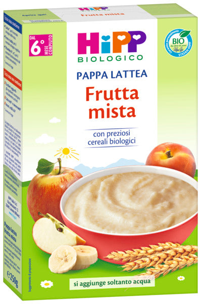 Hipp Pappa Lattea Frutta mista 250gr - Farmasanitaria DuDù