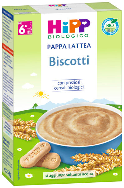 Hipp Pappa Lattea Biscotti 250gr - Farmasanitaria DuDù