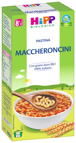 Hipp pastina maccheroncini 320gr - Farmasanitaria DuDù