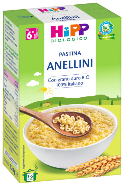 Hipp pastina anellini 320gr - Farmasanitaria DuDù