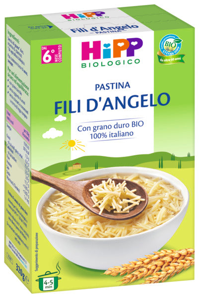 Hipp pastina fili d'angelo 320gr - Farmasanitaria DuDù