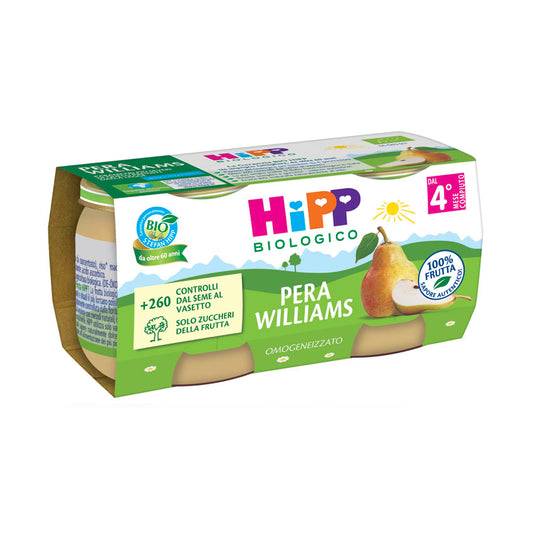 Hipp omogeneizzato pera williams 2x80gr