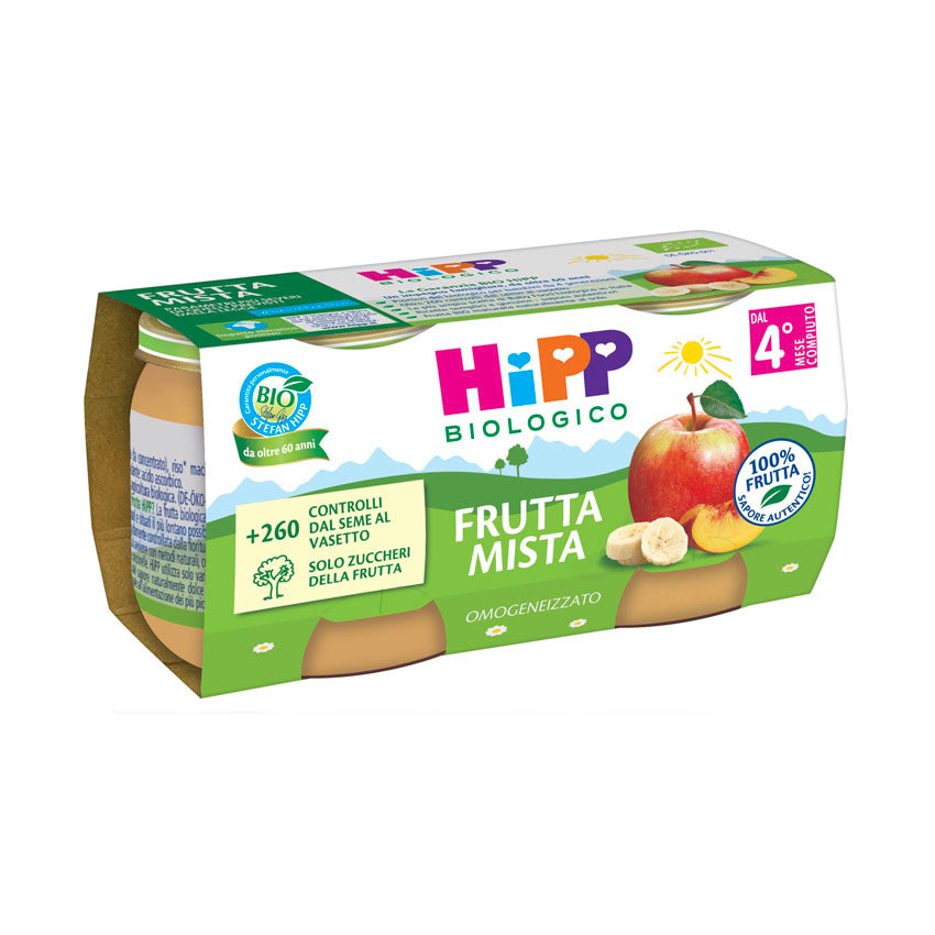 Hipp omogeneizzato frutta mista 2x80gr - Farmasanitaria DuDù