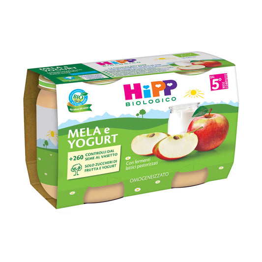 Hipp Merenda Mela e Yogurt 2x125gr