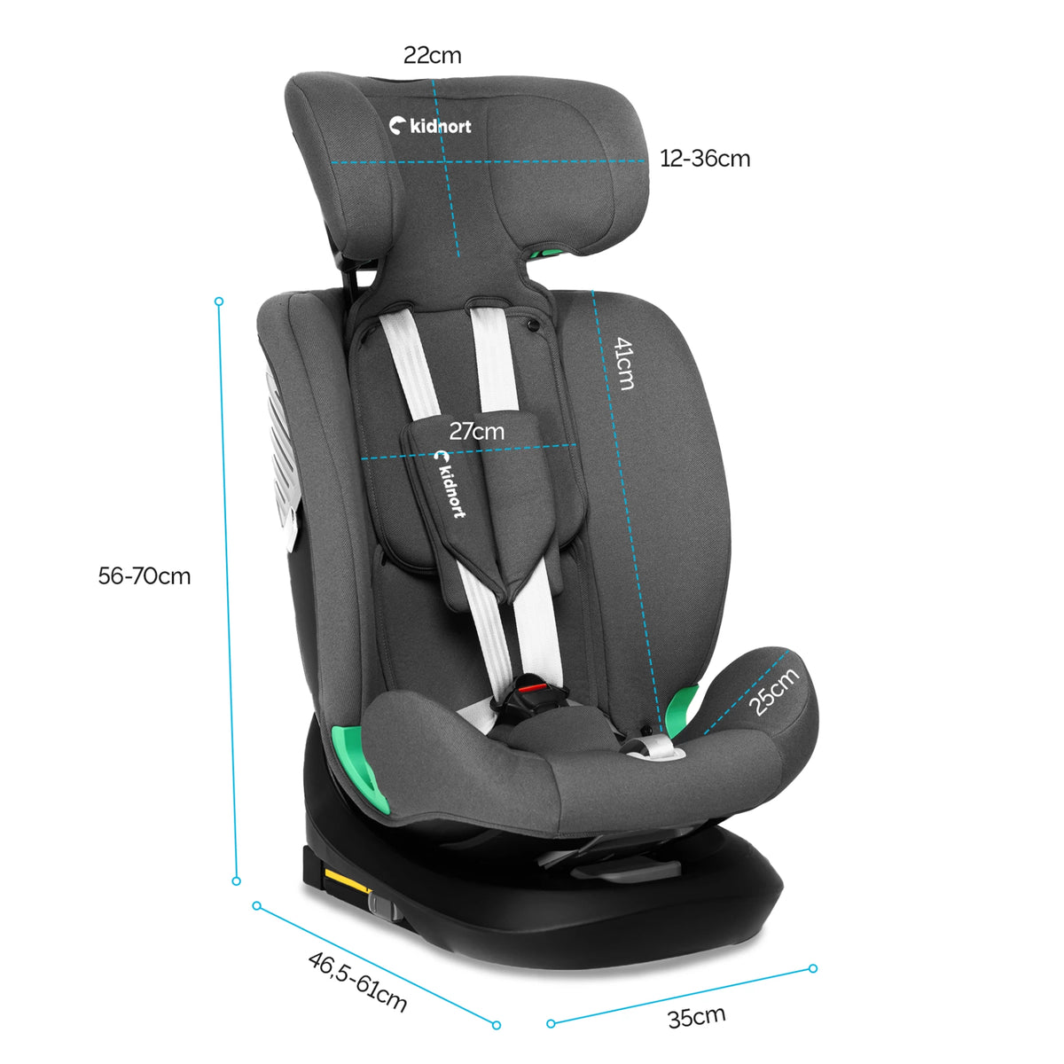 Seggiolino auto Kidnort Radjur Top Tether - Farmasanitaria DuDù