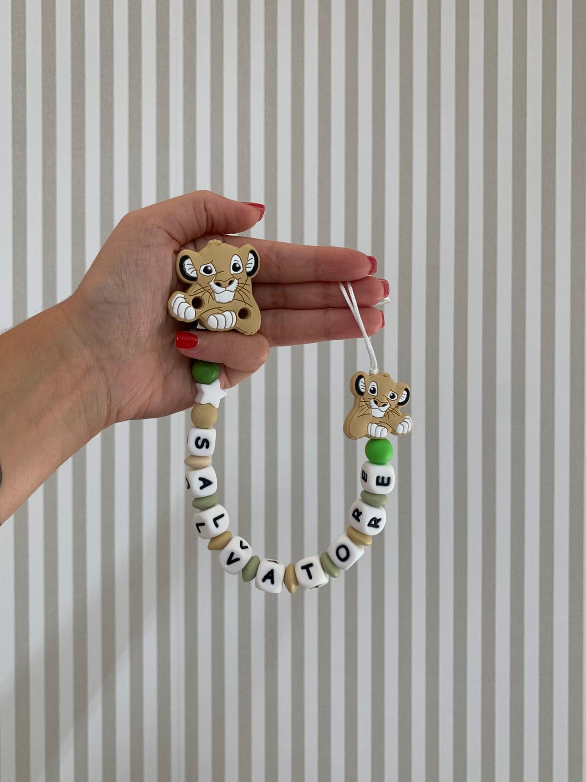 Catenella Portaciuccio personalizzata in silicone - Farmasanitaria DuDù