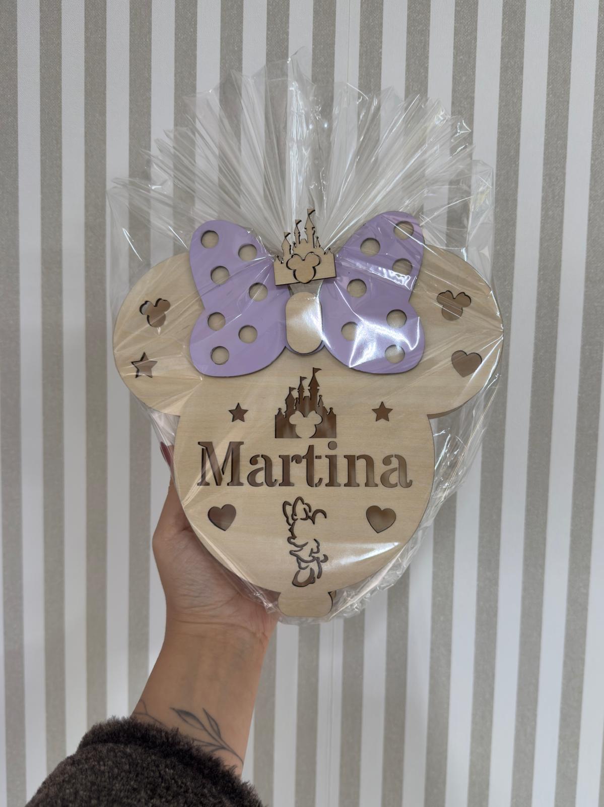 Lucina personalizzata in legno