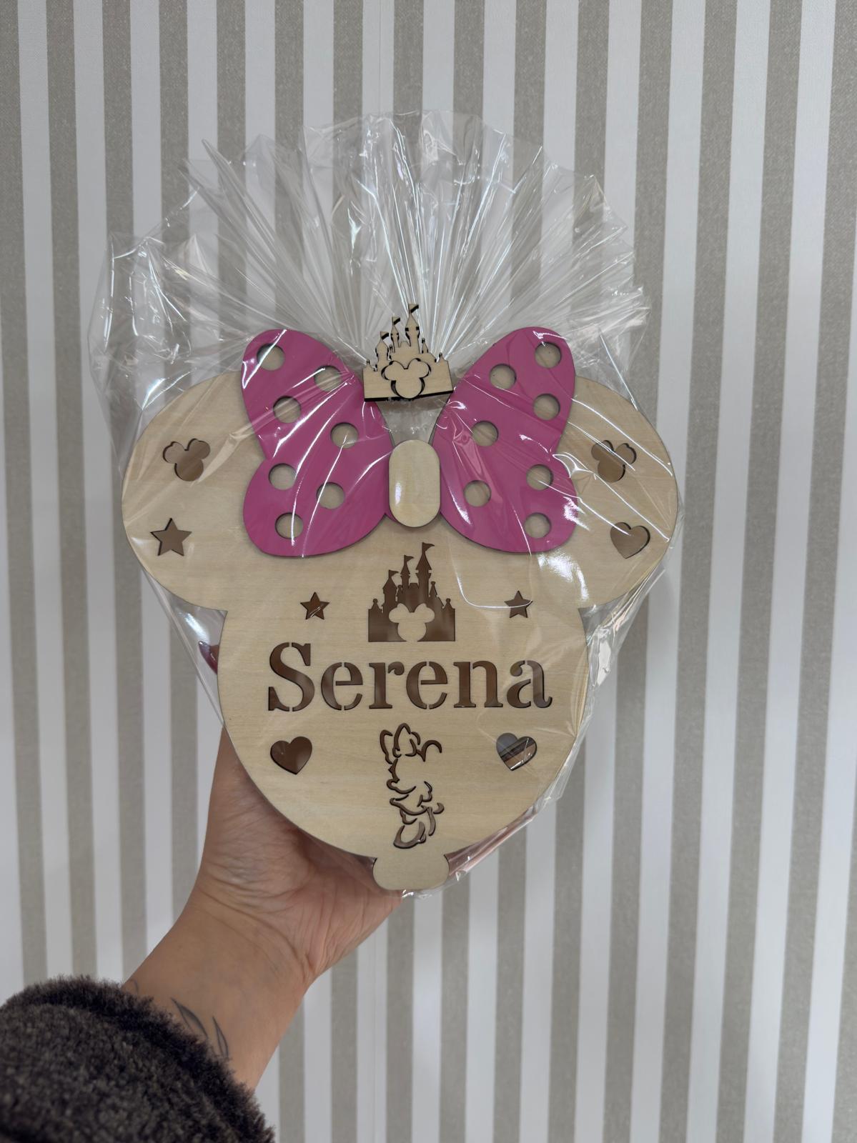 Lucina personalizzata in legno