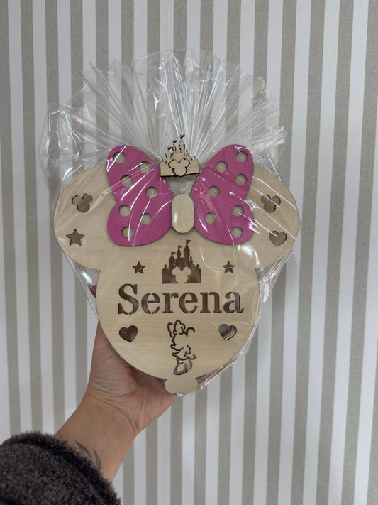 Lucina personalizzata in legno