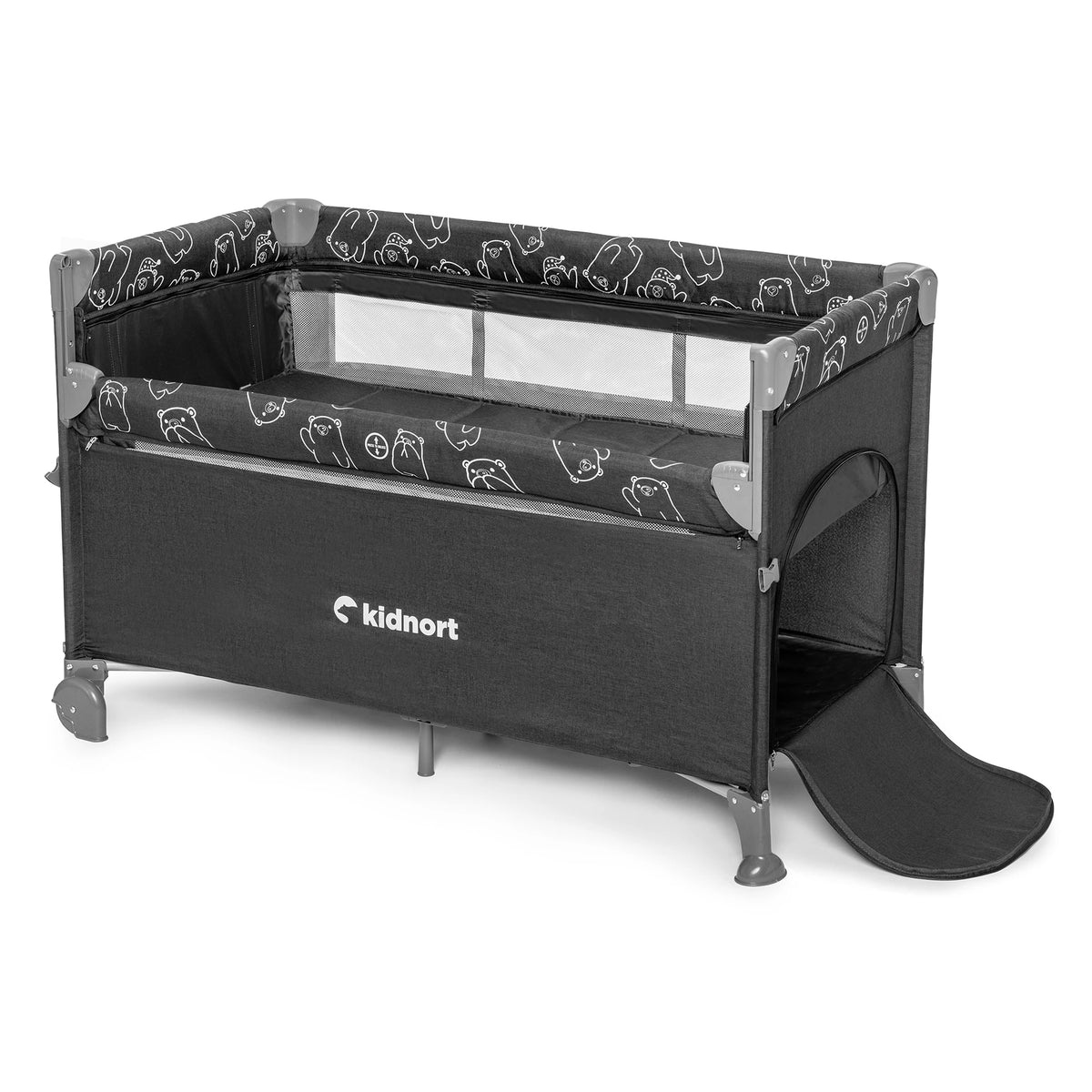 Lettino da viaggio co-sleeping accessoriato Kidnort Stugan - Farmasanitaria DuDù