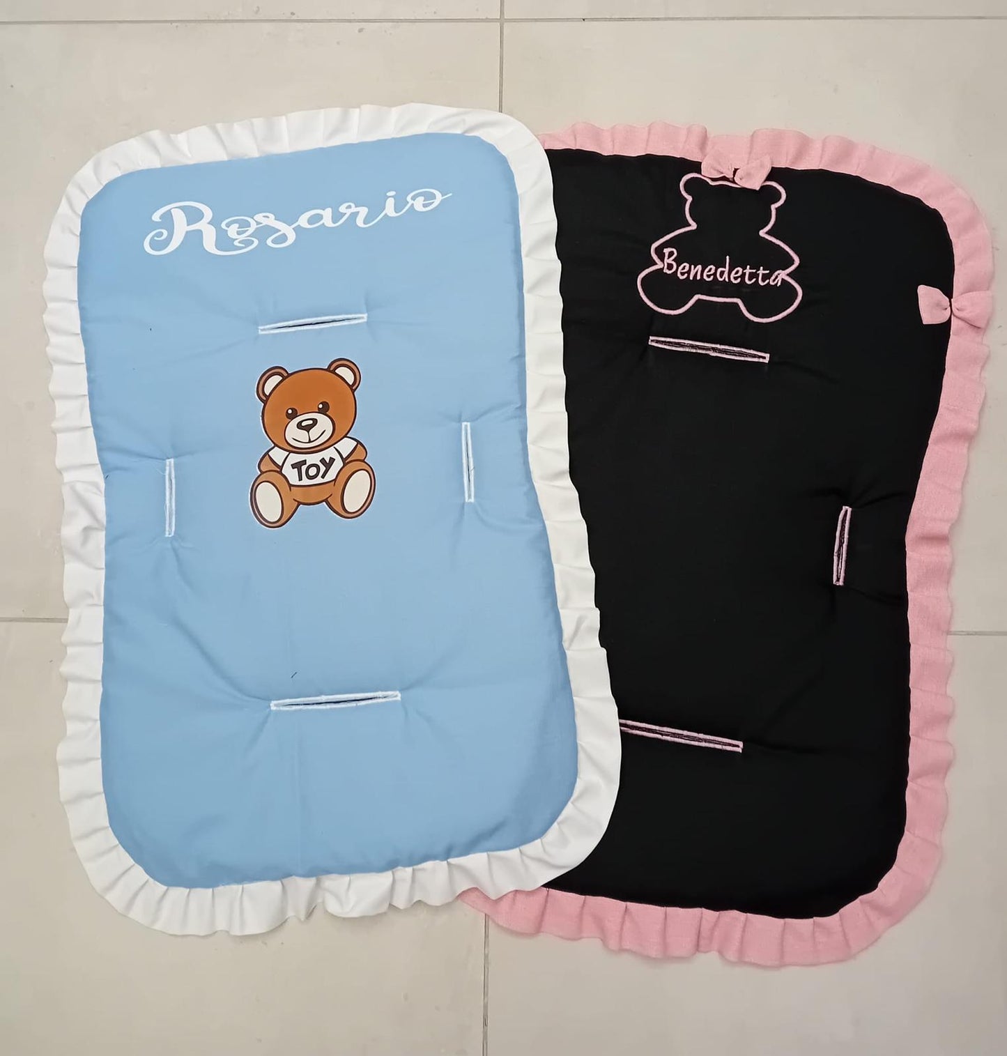 Copripasseggino con stampa personaggio e nome