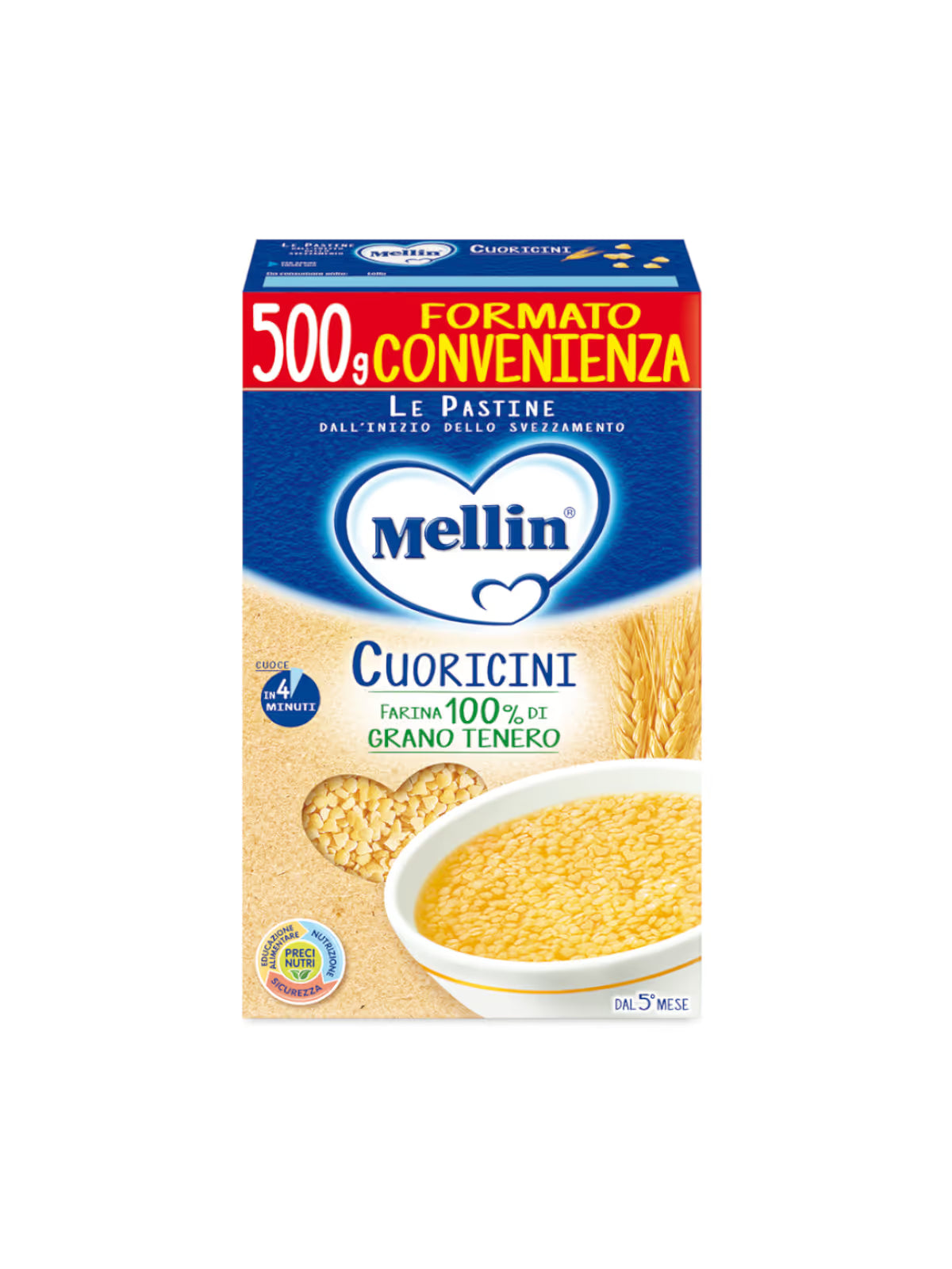 Mellin Pastina cuoricini