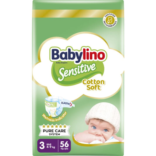Babylino Pannolini Taglia 3  4-9 kg 56pz