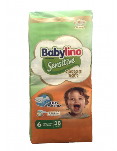 Babylino Pannolini Taglia 6 13-18 kg 38pz