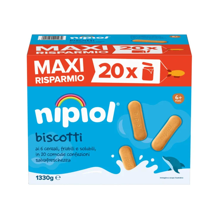 Nipiol Biscotti Maxi 1330gr - Farmasanitaria DuDù