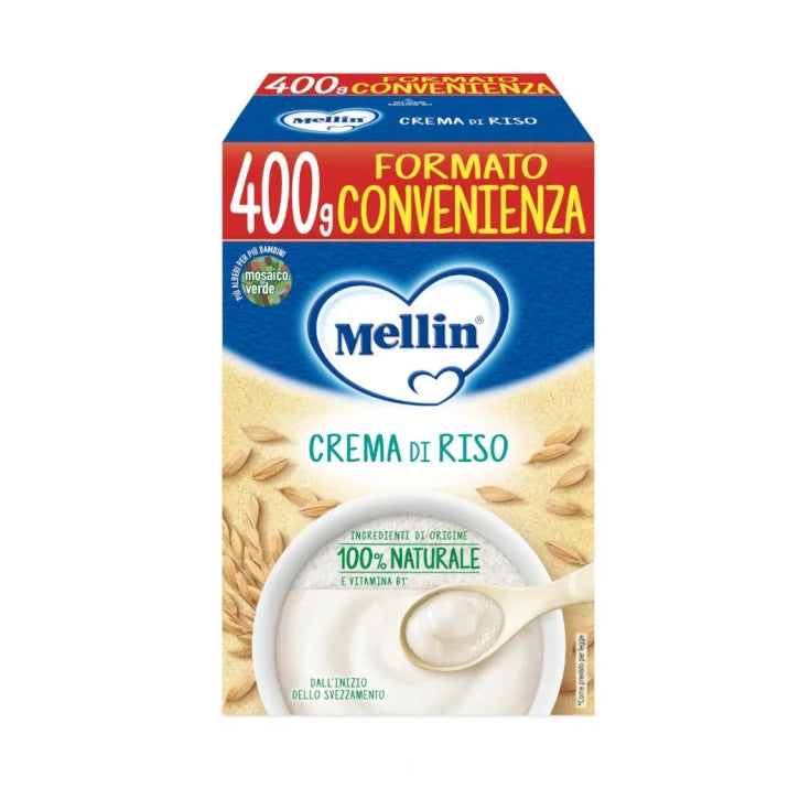 Mellin Crema di cereali Riso 400gr - Farmasanitaria DuDù