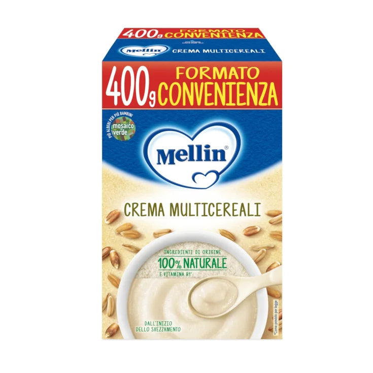 Mellin Crema di cereali Multicereali 400gr - Farmasanitaria DuDù