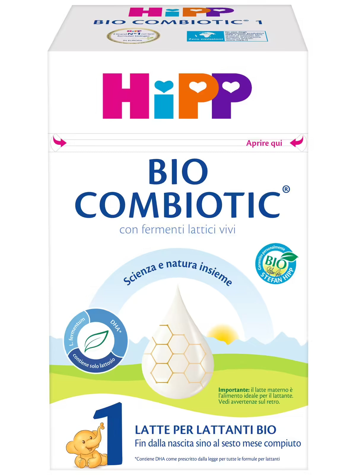 Hipp latte 1 Combiotic polvere 600gr