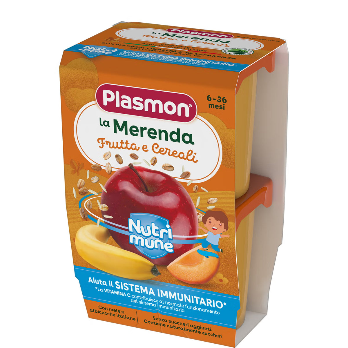 Plasmon la Merenda Frutta Mista e Cereali - Farmasanitaria DuDù