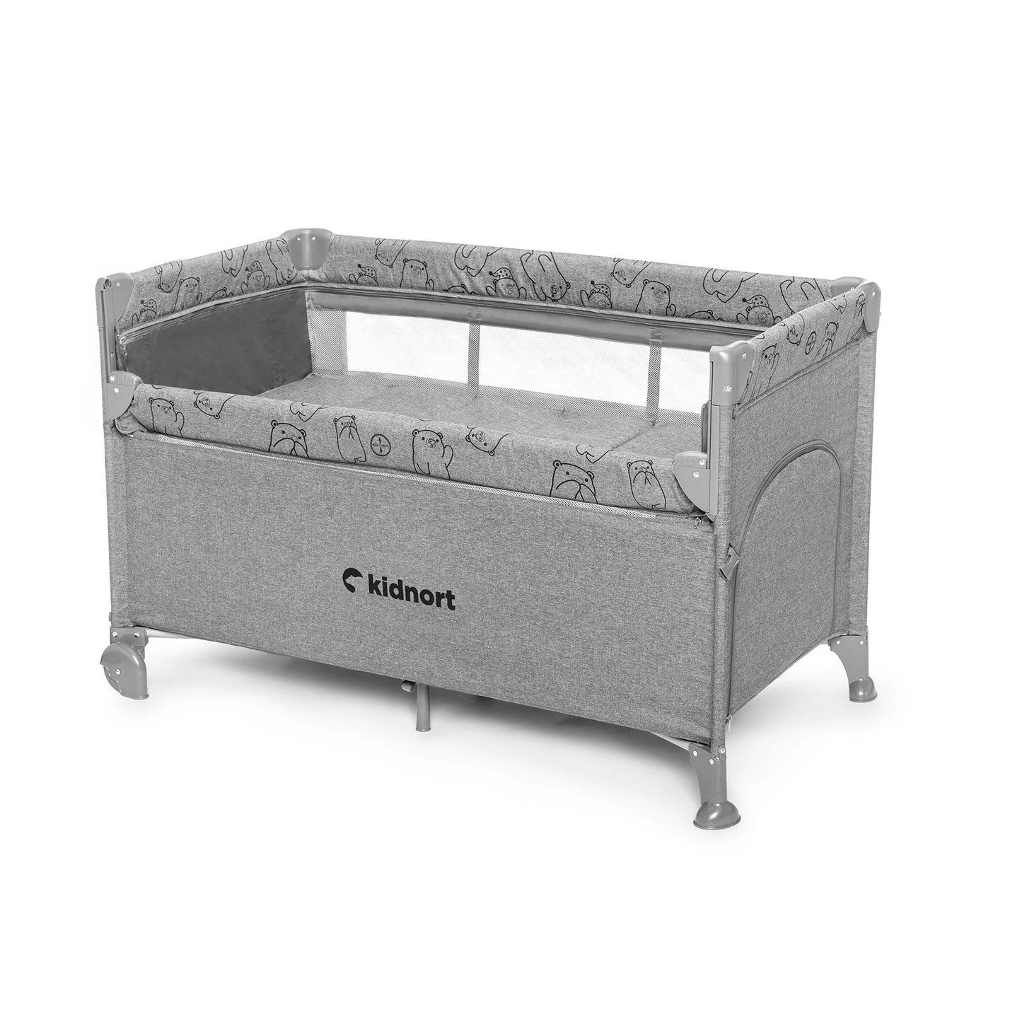 Lettino da viaggio co-sleeping accessoriato Kidnort Stugan