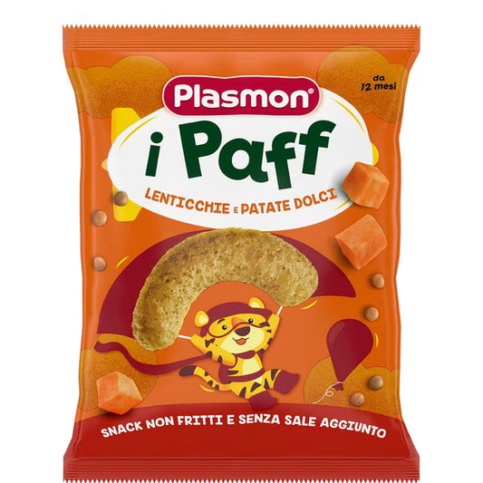 Plasmon snack i Paff Lenticchie e Patate dolci