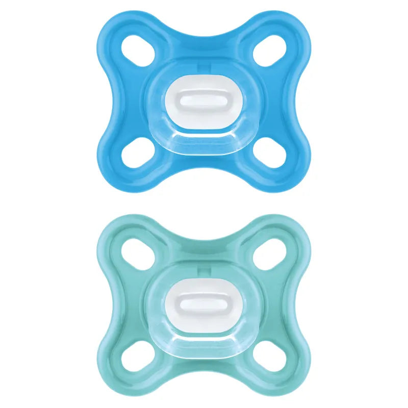 Mam Comfort 0-3 - Succhietto in silicone, set di 2 - Farmasanitaria DuDù