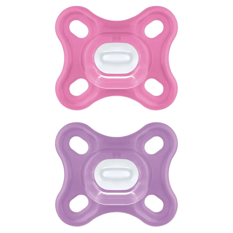 Mam Comfort 0-3 - Succhietto in silicone, set di 2 - Farmasanitaria DuDù