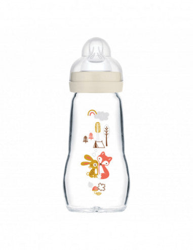 Mam Feel Good 260ml biberon vetro 2+