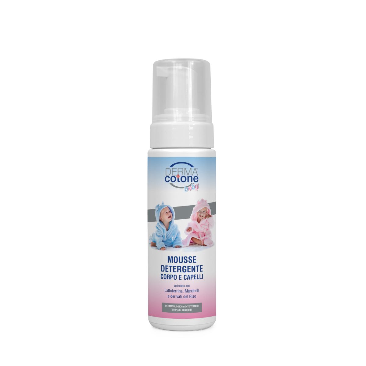 Dermacotone Mousse Detergente Corpo e Capelli - Farmasanitaria DuDù
