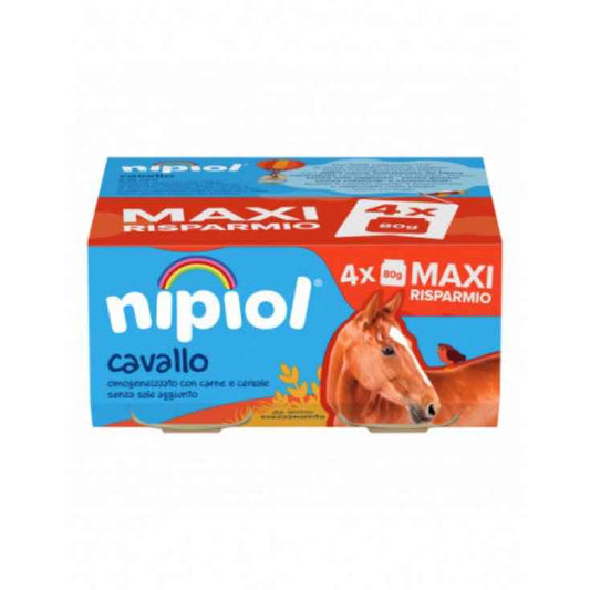 Nipiol omogeneizzato cavallo 4x80gr