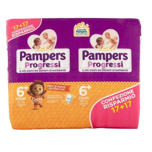 Pampers Progressi Taglia 6