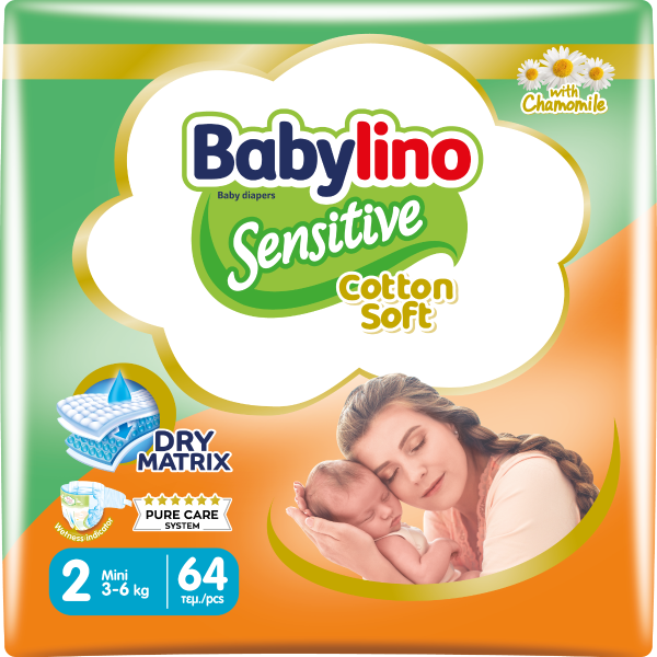 Babylino Pannolini Taglia 2  3-6 kg 64pz
