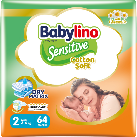 Babylino Pannolini Taglia 2  3-6 kg 64pz