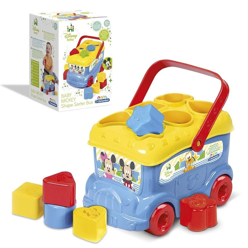 Baby Clementoni Disney Baby Mickey Bus Inserimento Forme - Farmasanitaria DuDù
