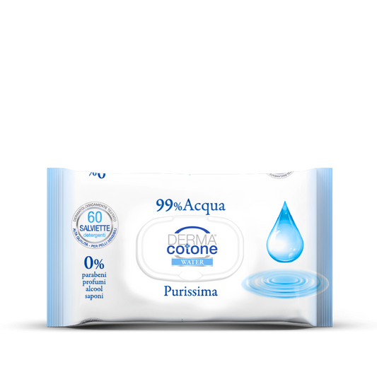 Dermacotone Salviettine 60pz Acqua Purissima