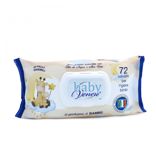 Dermacotone Baby Venere Salviettine 72pz Fragranza Bambù