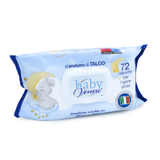 Dermacotone Baby Venere Salviettine 72pz Fragranza Talco